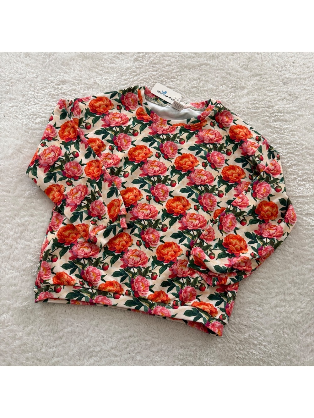8y Floral Little One Shop Comfy Top NWT
